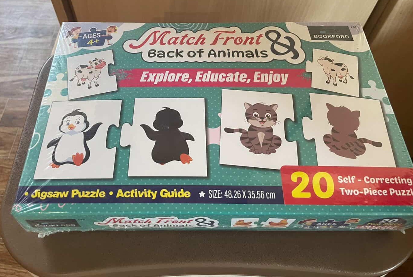 Bookford Match Front & back of animals view 2