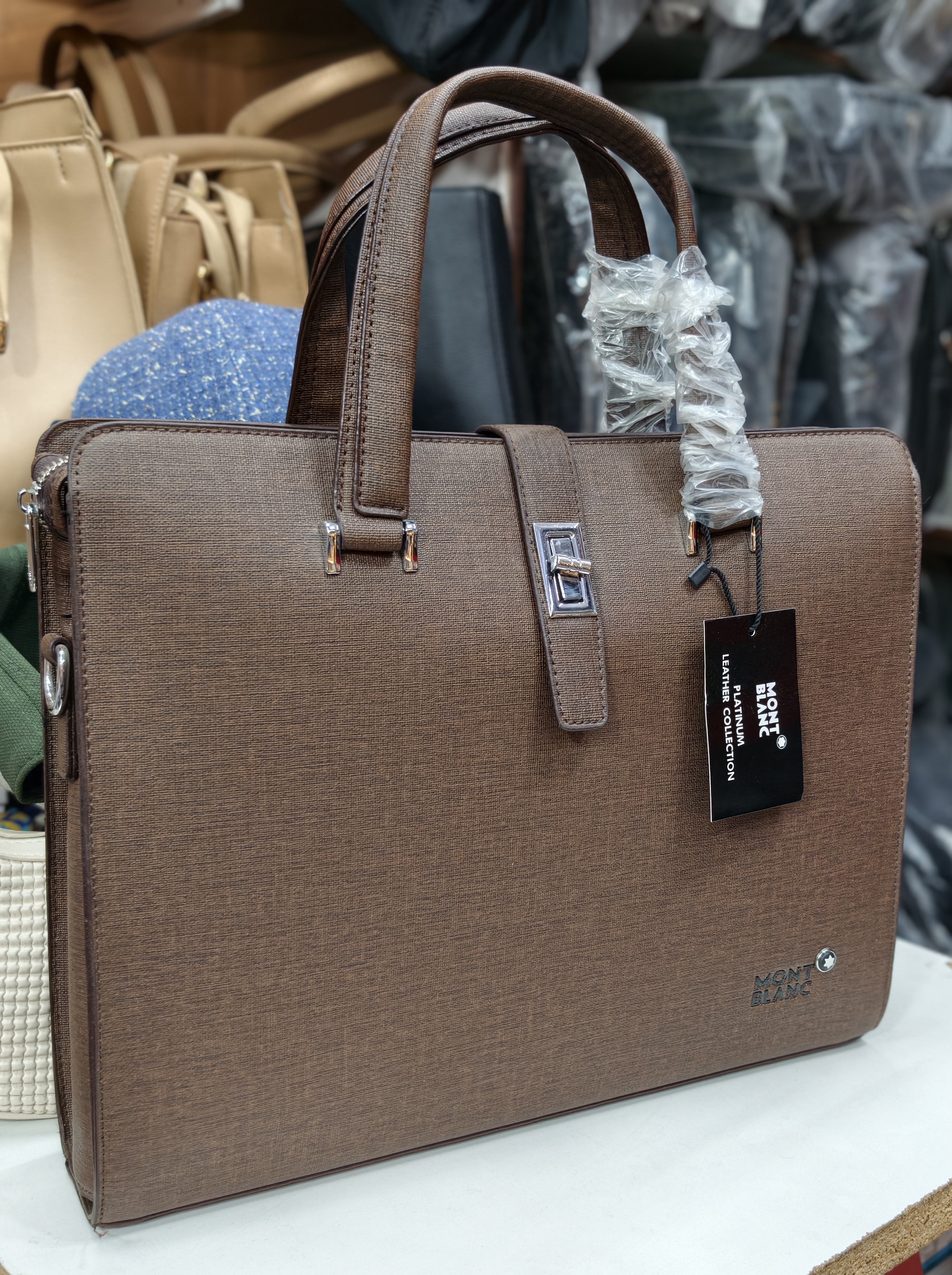 Mont Blanc Leather Collection Briefcase view 2