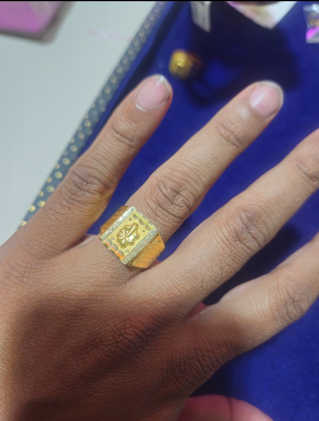 Gold Decorative Ring view 2