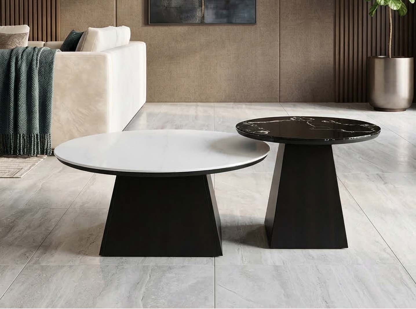 Contemporary Coffee Table Set view 2