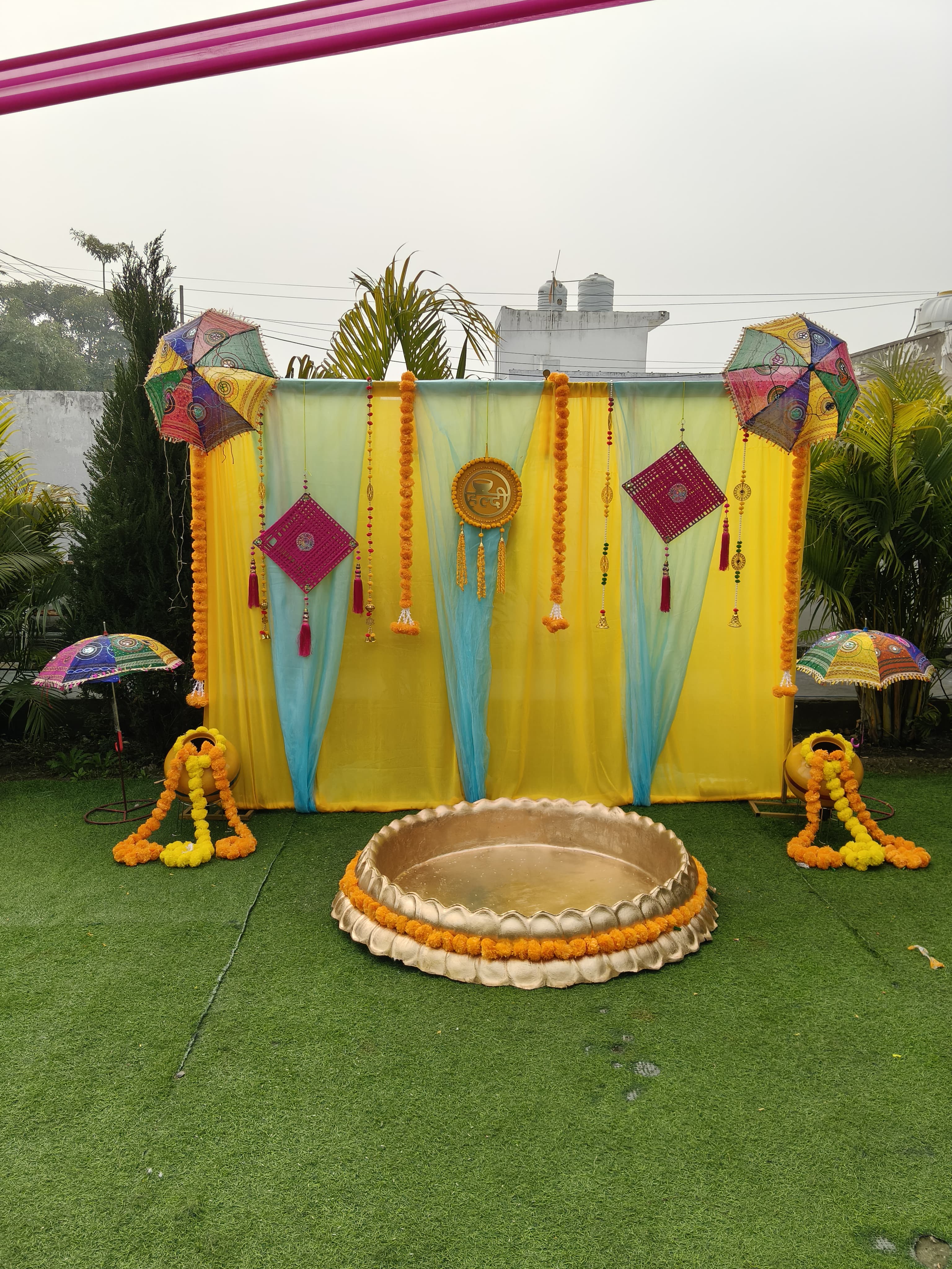 Decorative Festival Backdrop view 2