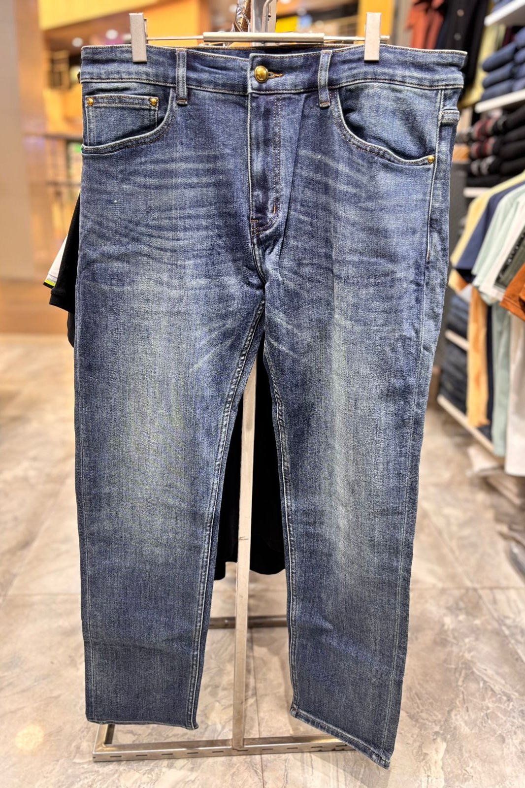 Style-LV54-Classic Blue Denim Slim fit view 2