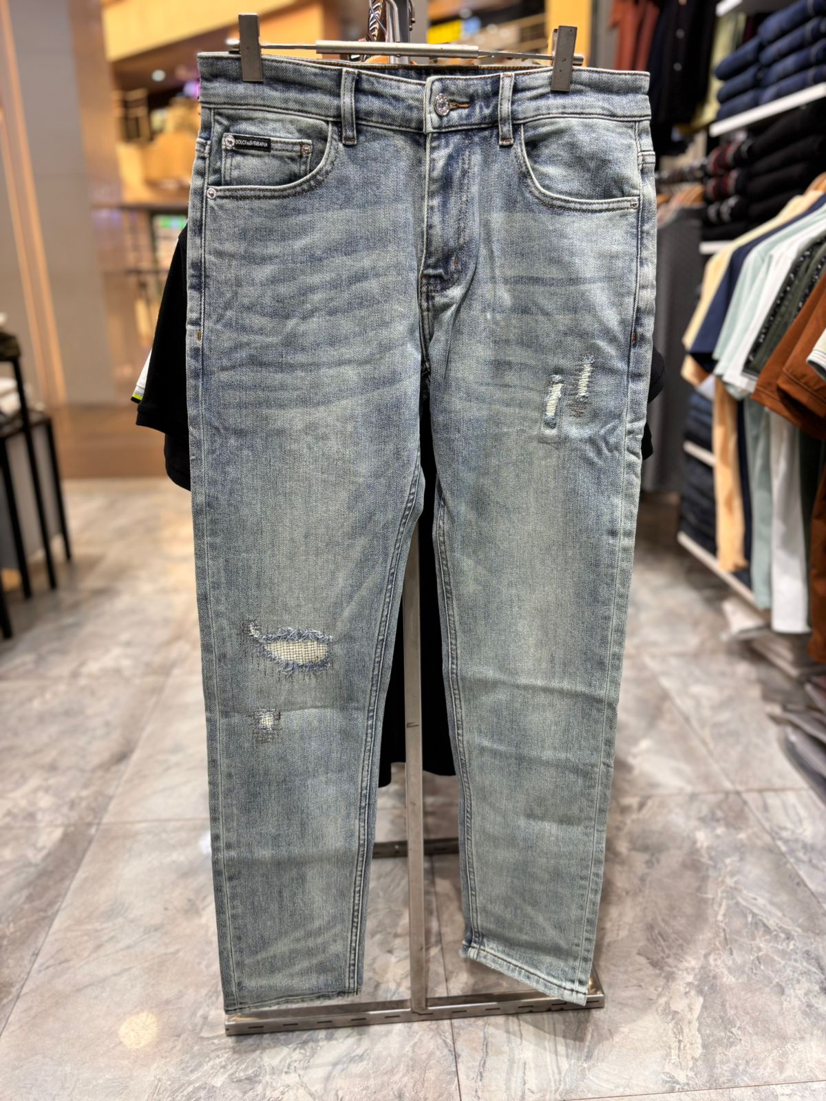 Style-9931-SD&G Slimfit Denim Jeans view 2