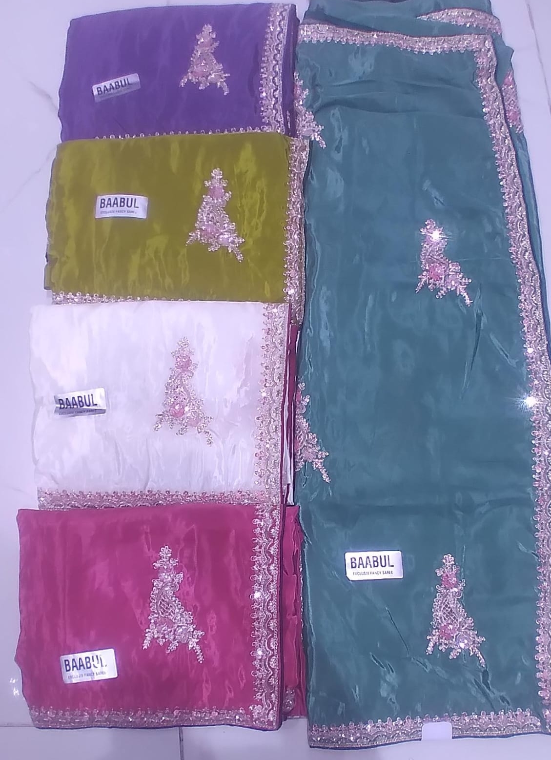 Embroidered Fancy Saree view 2