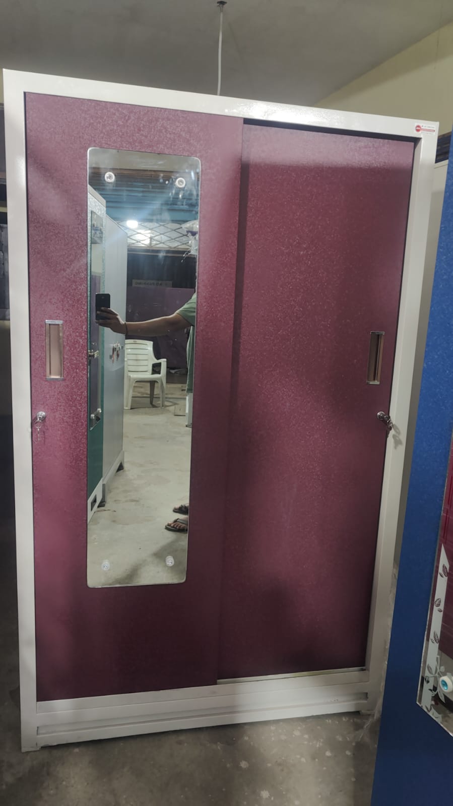 Metal Sliding Almira Wardrobe