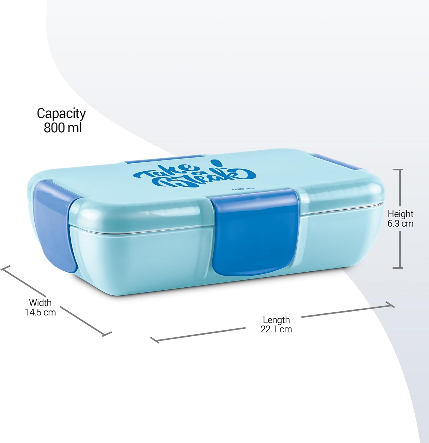 Milton Snap Lock Tiffin 800 ML view 6