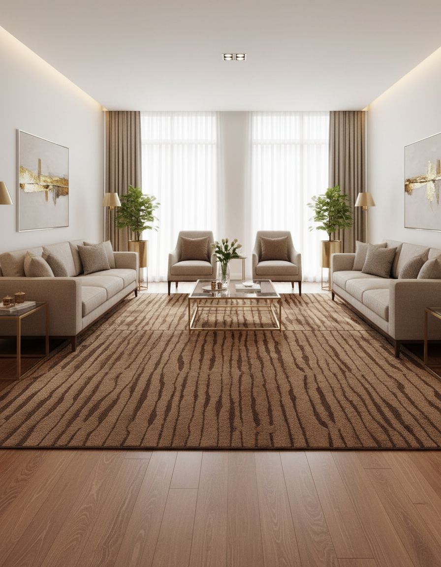 Rabbit Fur Anti Skid Carpet , size 5* 7 feet view 4