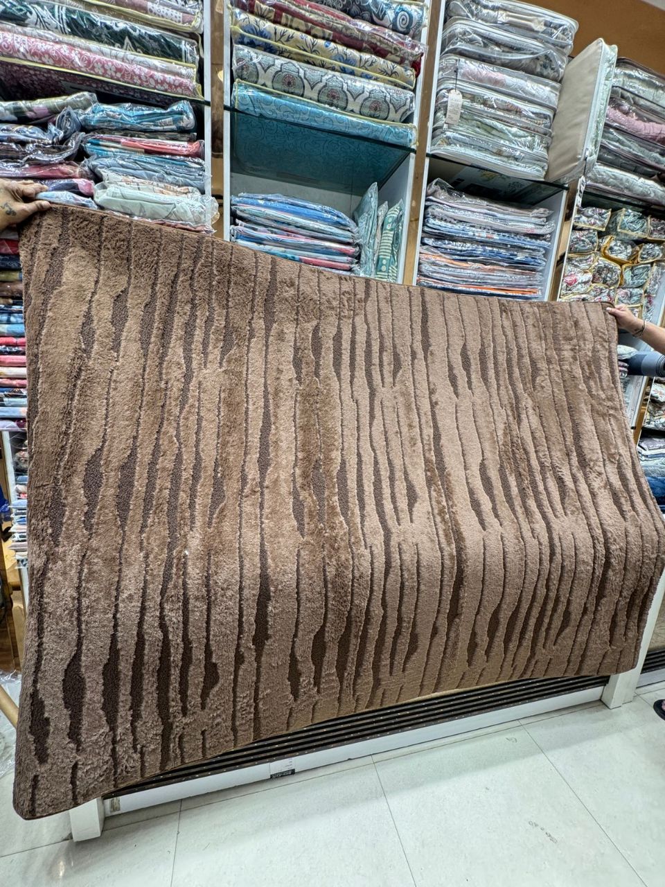 Rabbit Fur Anti Skid Carpet , size 5* 7 feet view 5