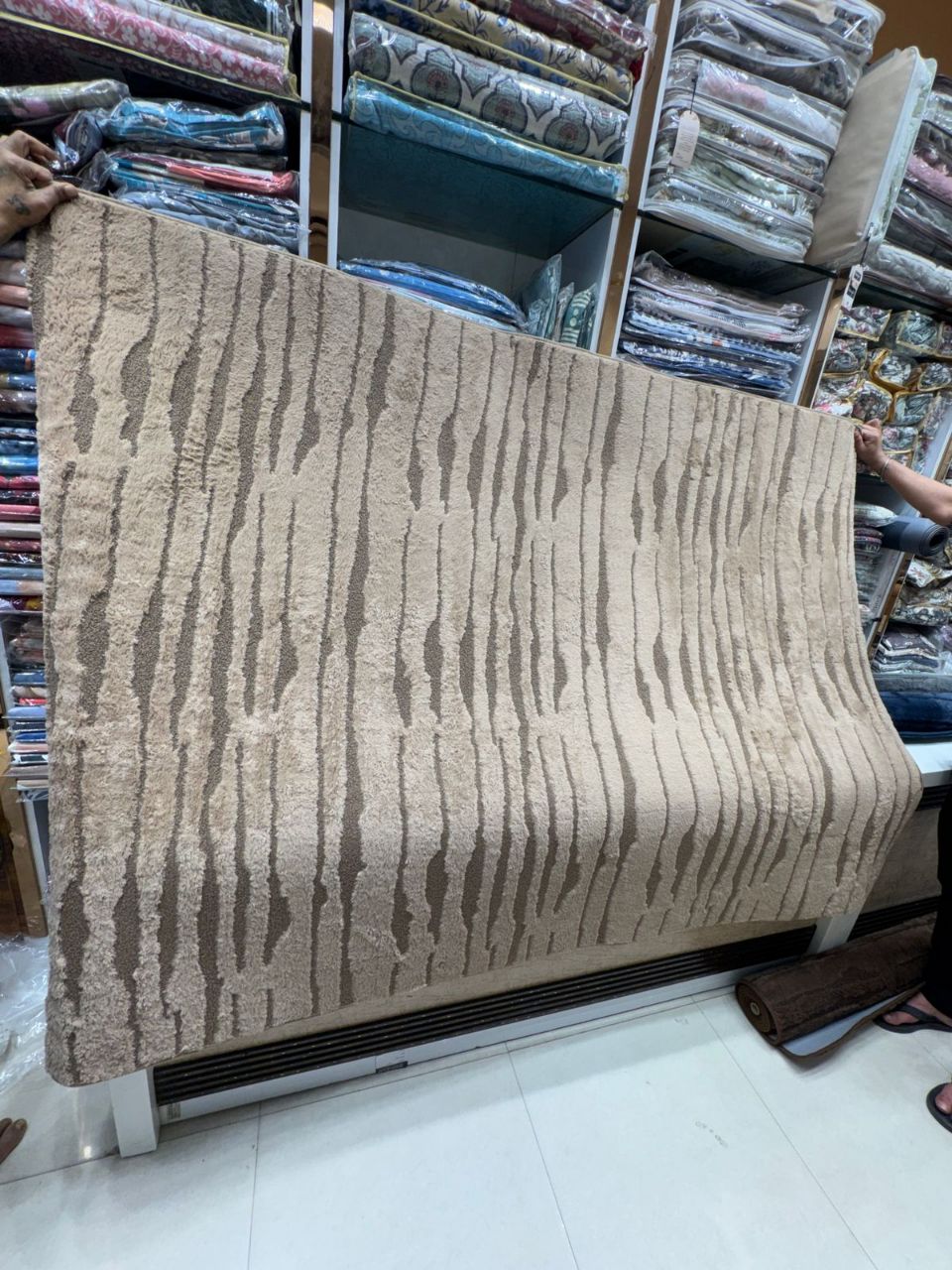 Rabbit Fur Anti Skid Carpet , size 5* 7 feet view 7