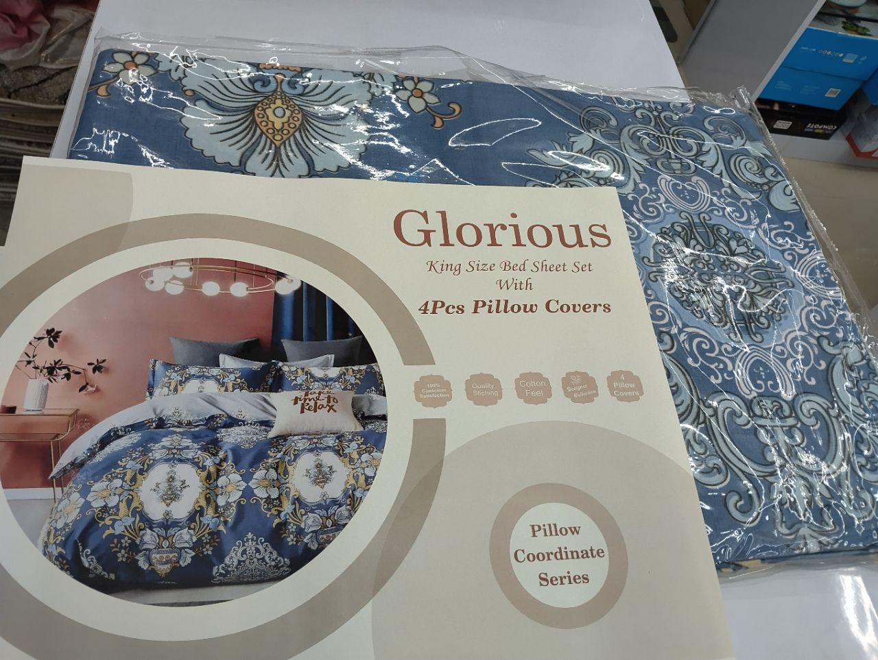 Glorious King Size Bed Sheet Set