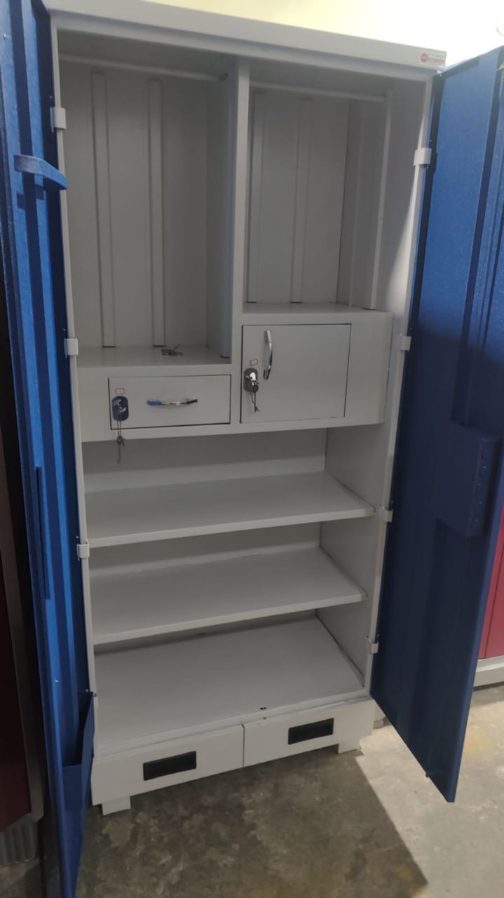 Metal Wardrobe Or Almira Powder Coated view 3
