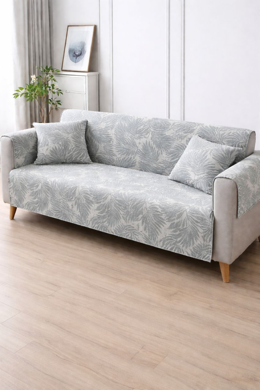 Jaquart Embossing Work Sofa Cover view 2