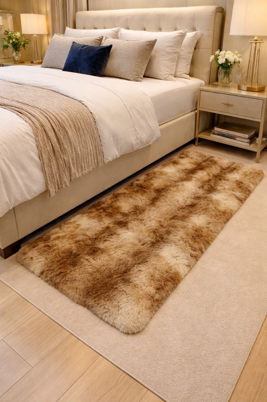Rabbit Fur Runner , size 5* 2 feet view 3