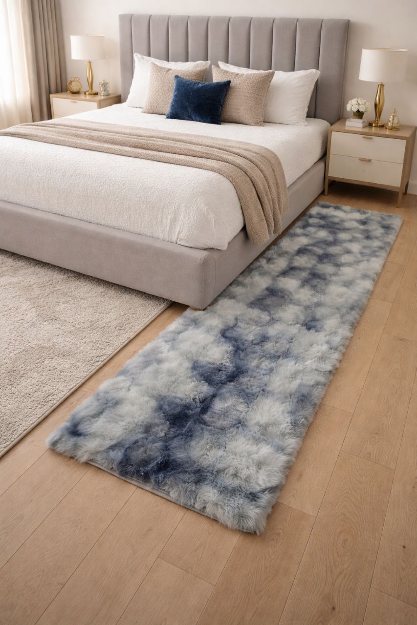 Rabbit Fur Runner , size 5* 2 feet view 4