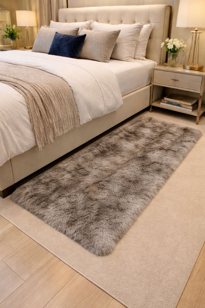 Rabbit Fur Runner , size 5* 2 feet view 2