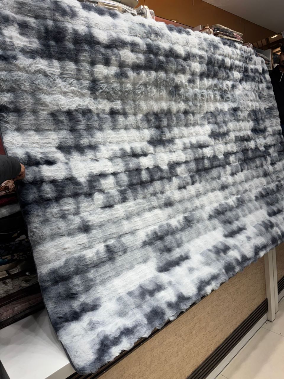 Rabbit Fur Carpet, size 5* 7 feet view 7