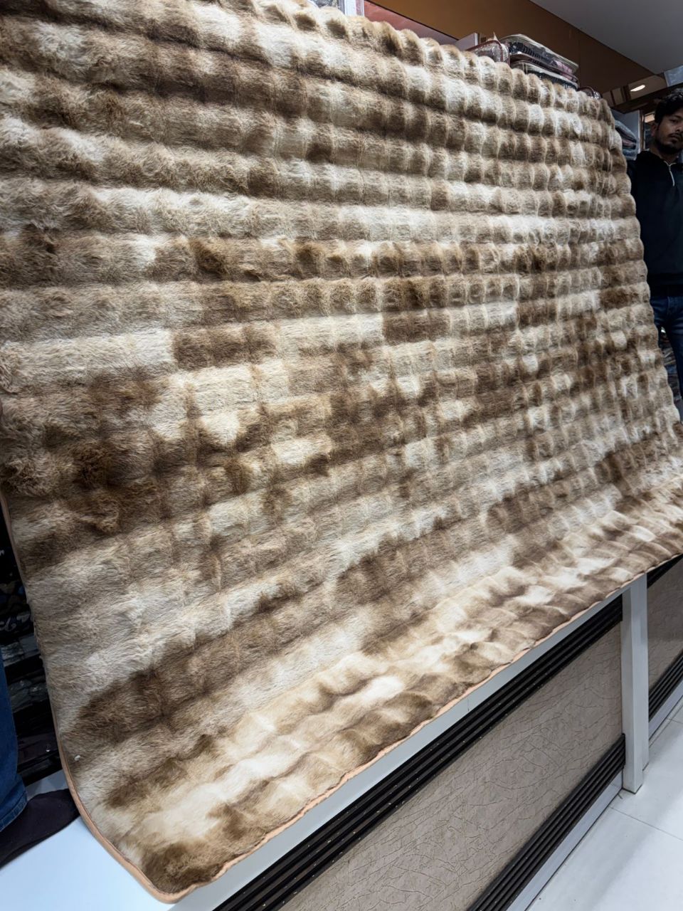 Rabbit Fur Carpet, size 5* 7 feet view 6