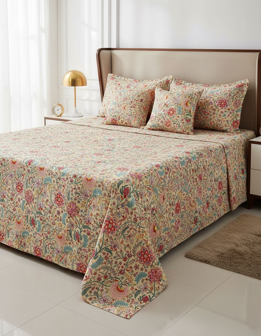 Anokhi 5psc Bedsheet Set view 5