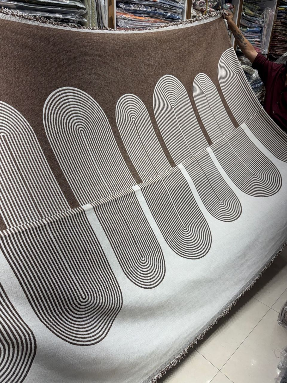 Imported Reversible Sofa Throw Cover view 4