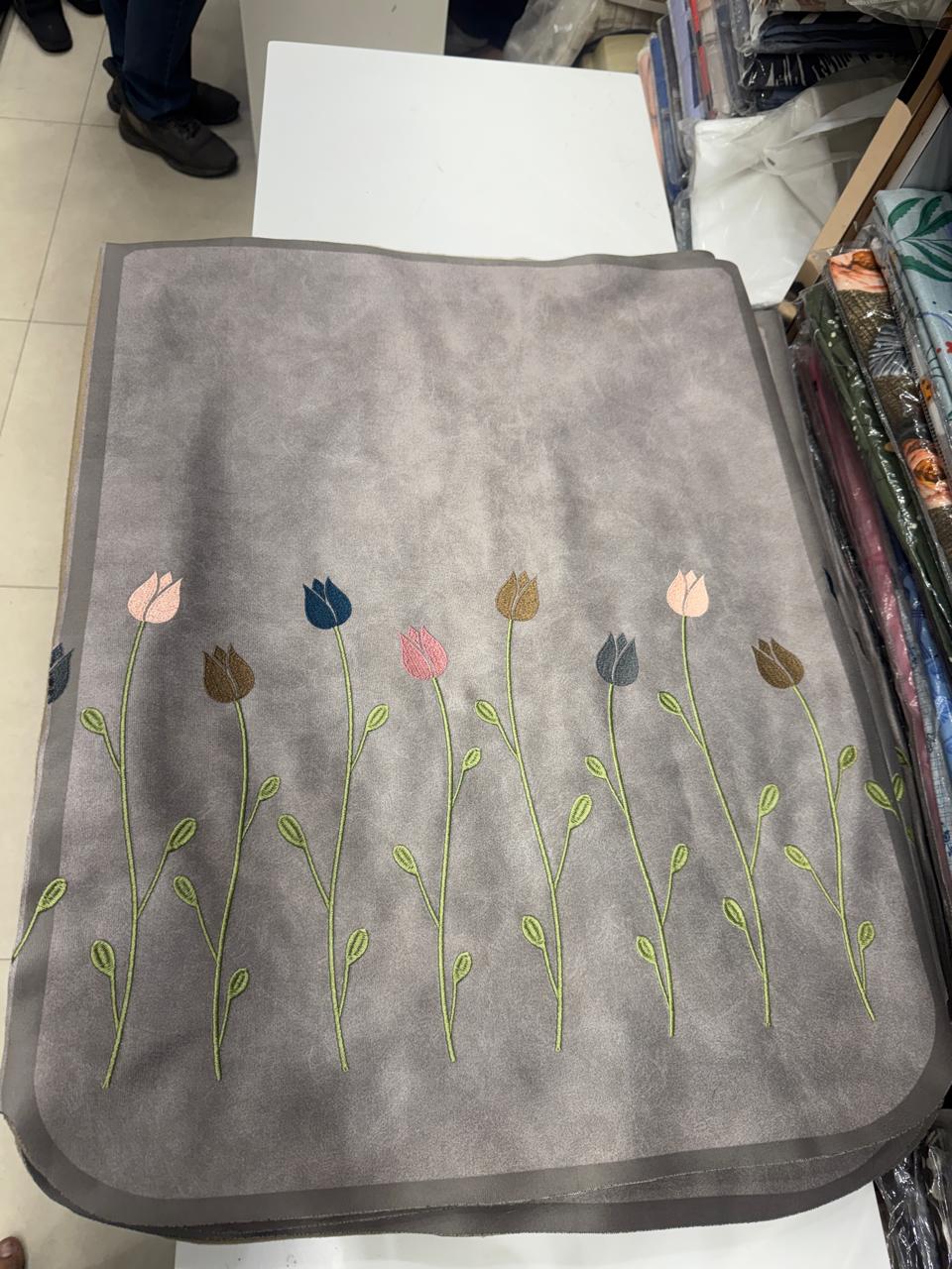 Embroidered Sofa Cover view 3