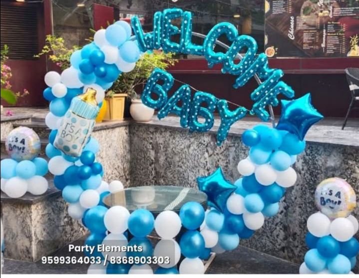 Welcome Baby Balloon Decoration