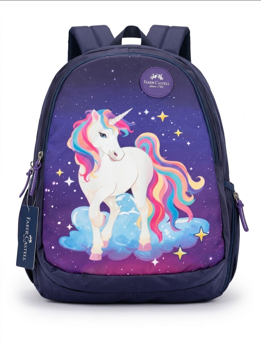 Faber-Castell School Bag Unicorn Purple