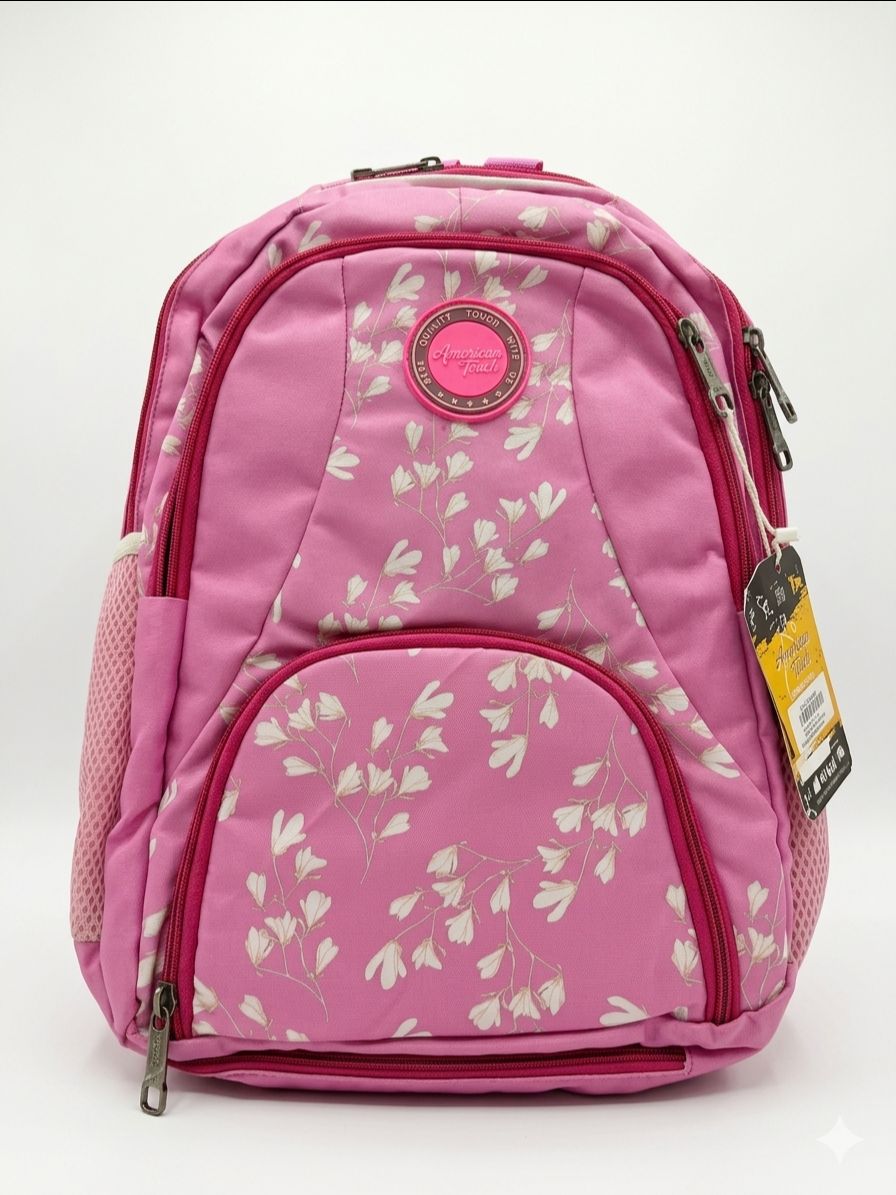 Girls School Bag Pink view 2