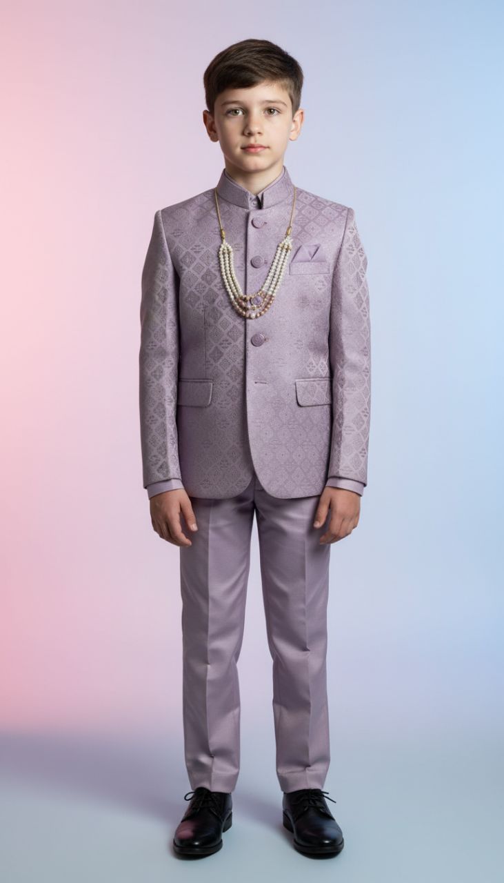 Ethnic Kids Coat Suit view 2