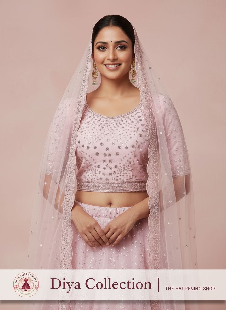 Diya Collection Purple Lehengha