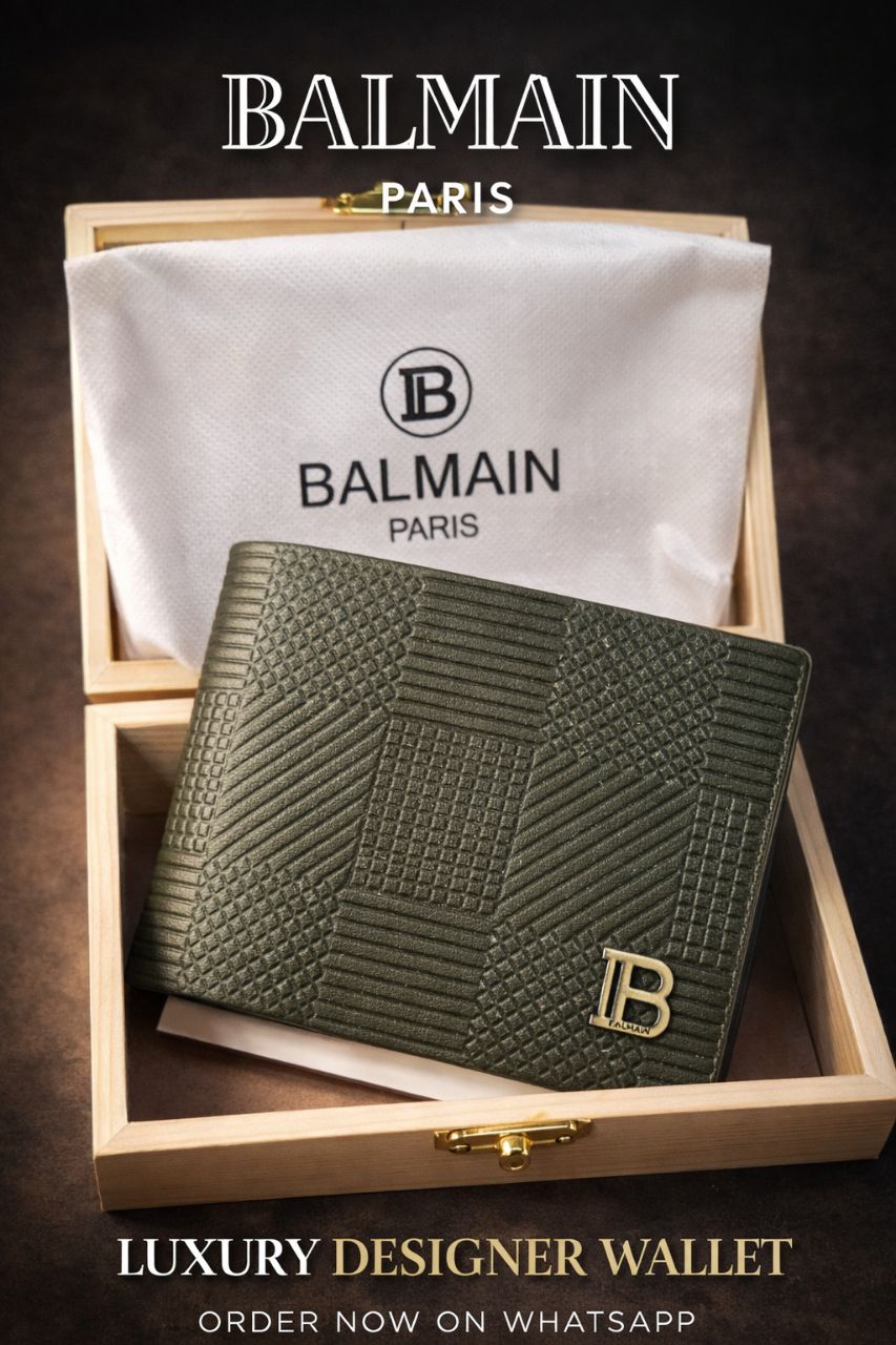 Balmain Luxury Designer Wallet