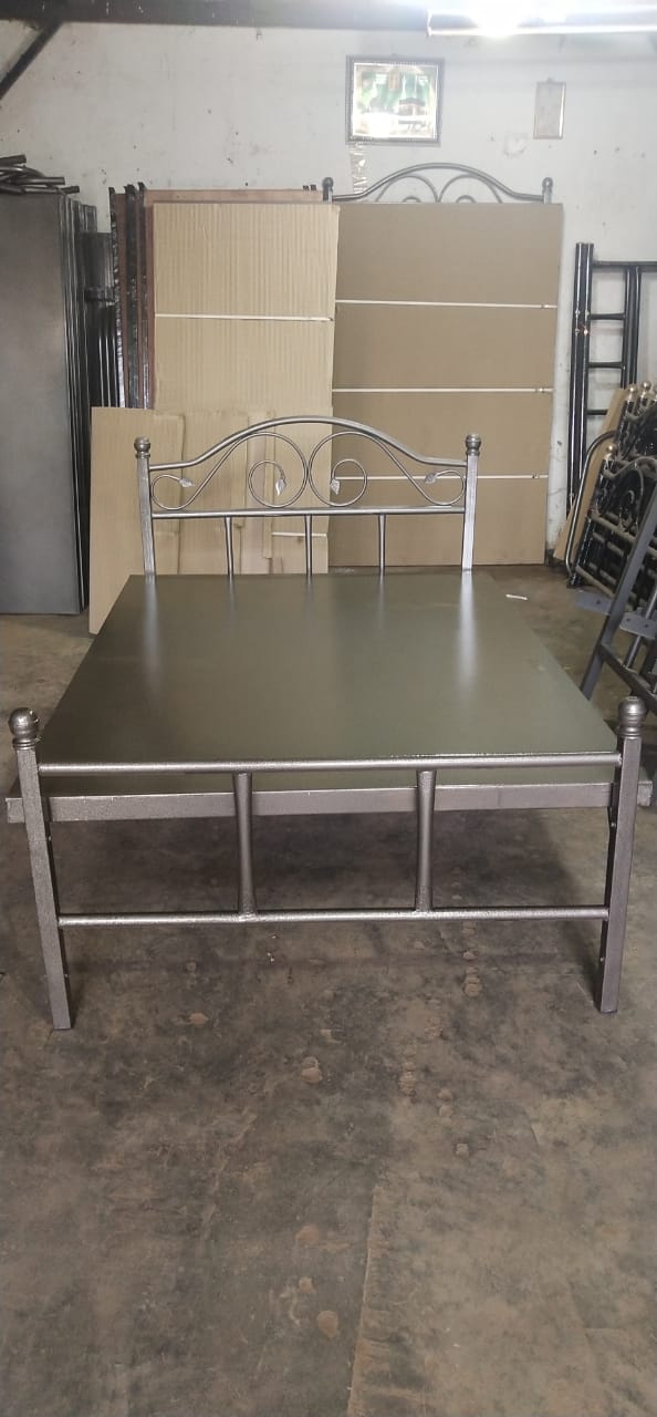 Wrought Iron Double Cot Folding