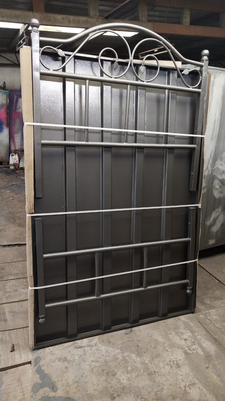 Wrought Iron Double Cot Folding view 3