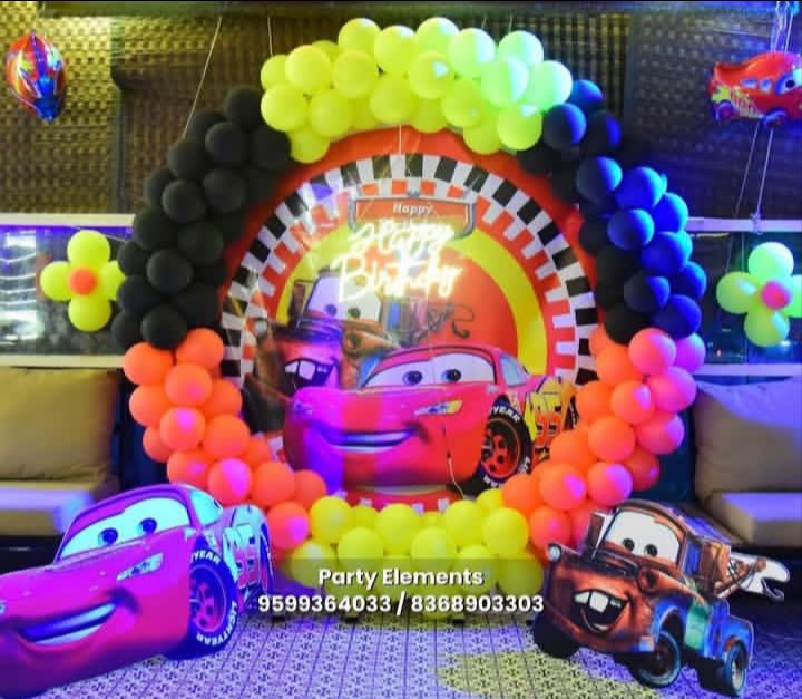 Lightning McQueen Birthday Decoration