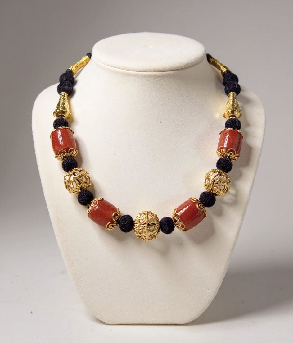 Traditional Coral Harda Necklace
