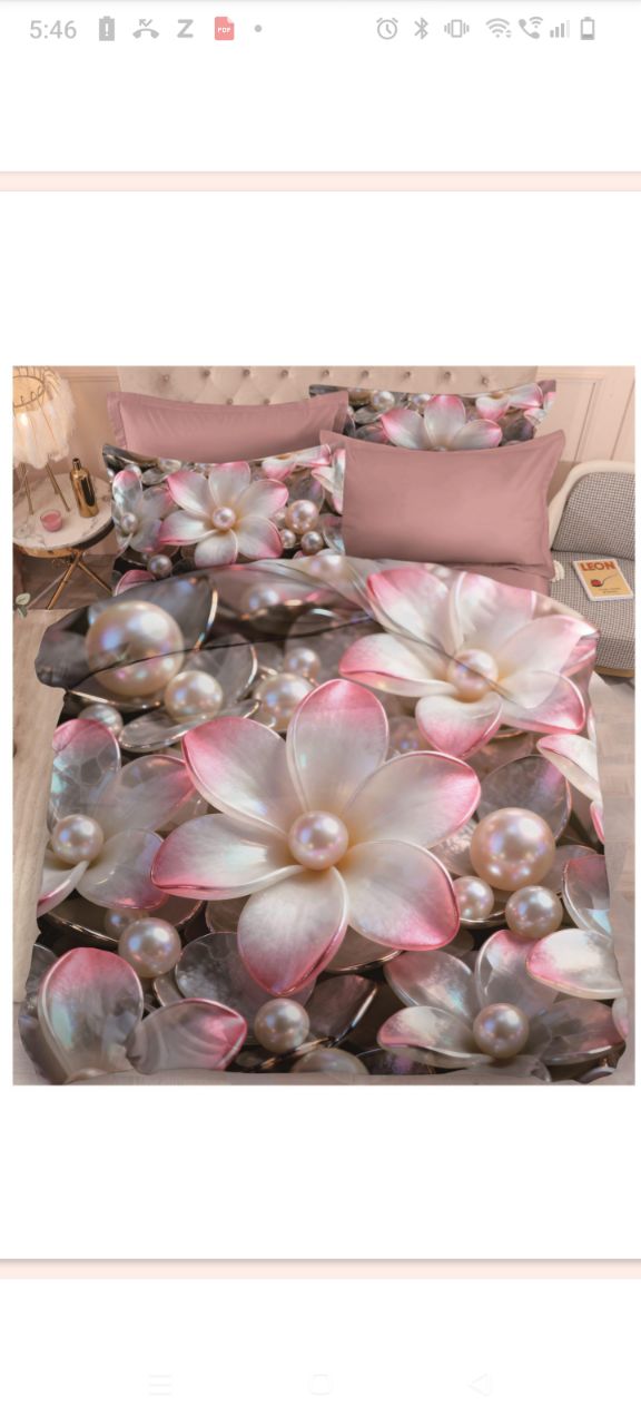 11d Print 3psc Bedsheet Set view 3