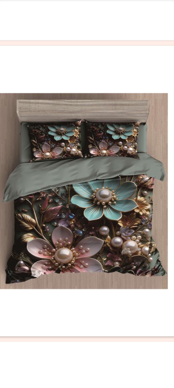 New 11d Print 3psc Bedsheet Set.