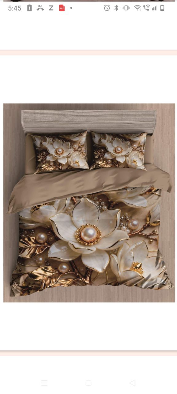 New 11d Print 3psc Bedsheet Set. view 2