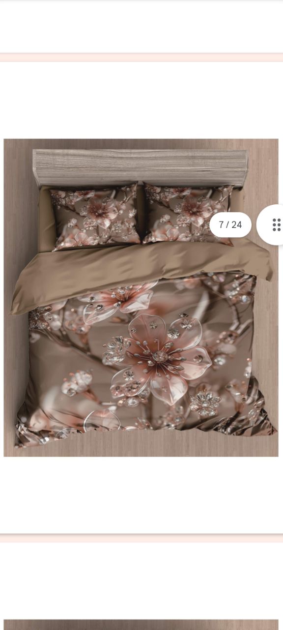 New 11d Print 3psc Bedsheet Set. view 6
