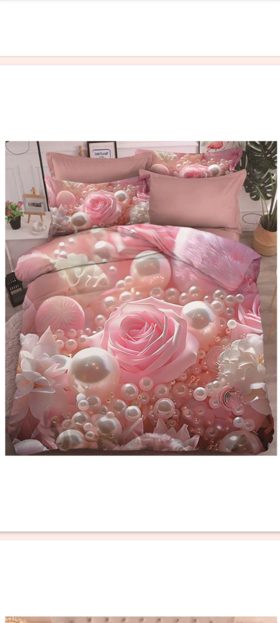 New 11d Print 3psc Bedsheet Set. view 8