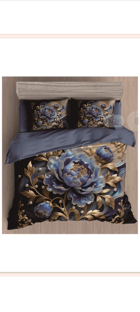 New 11d Print 3psc Bedsheet Set. view 5