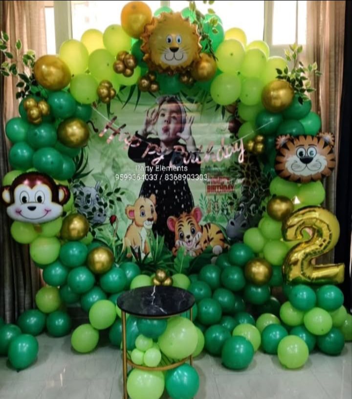 Wildlife Safari Birthday Decoration Kit