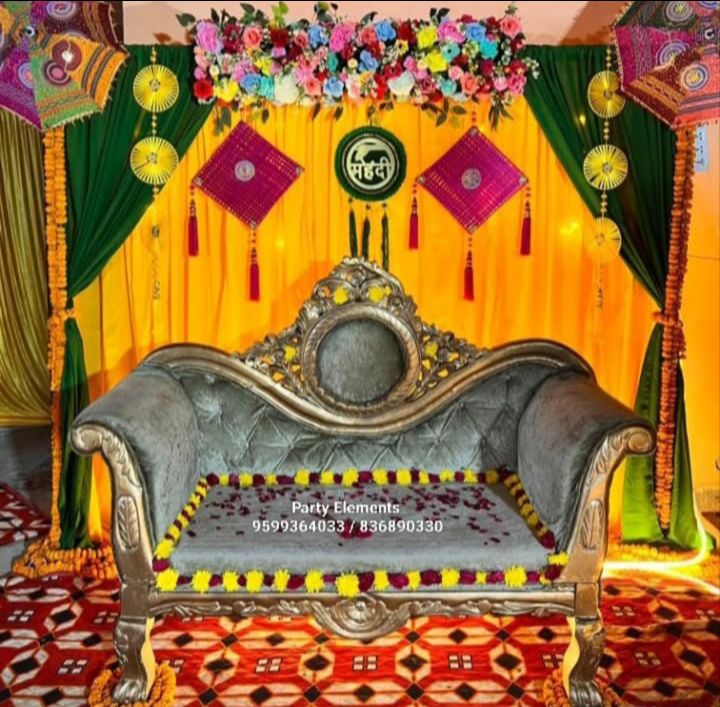 Decorative Mehndi Setup