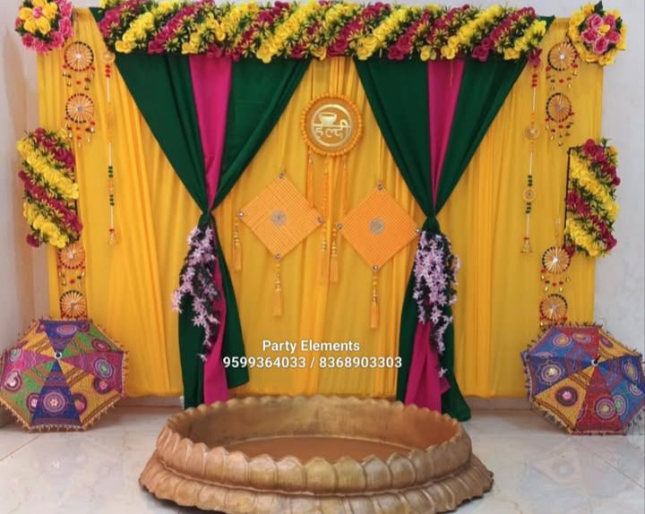 Haldi Ceremony Decoration Set 2