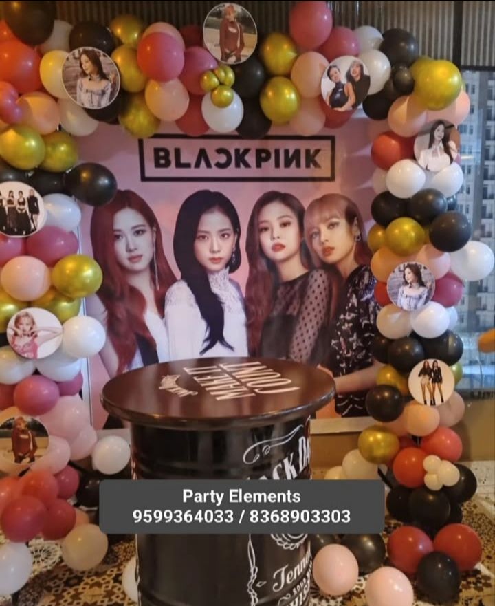 Blackpink Themed Party Decor