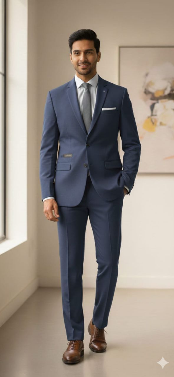 Formal Navy Blue Suit