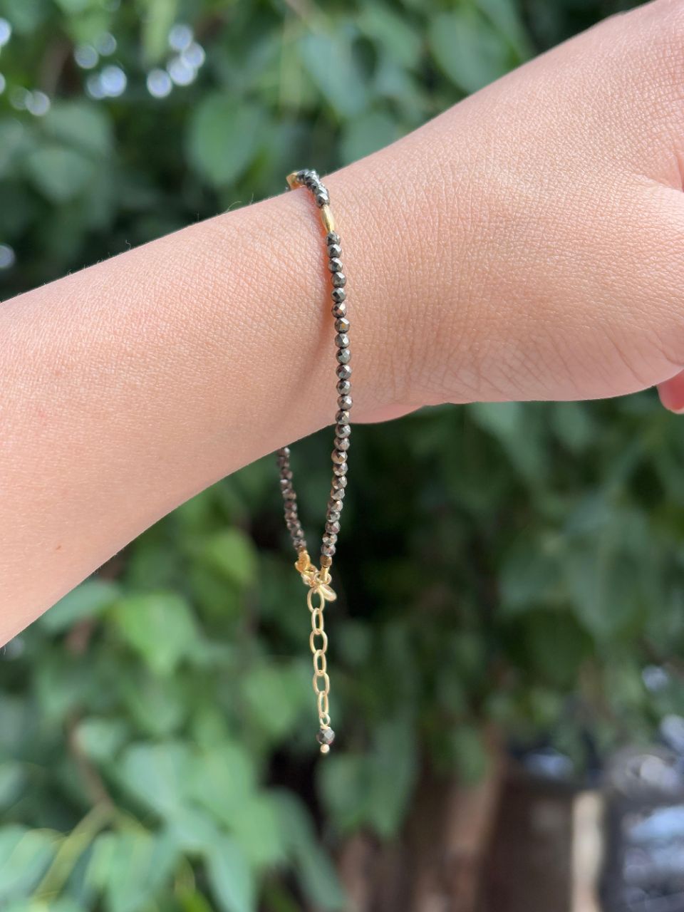 Pyrite Bracelet 925 Silver