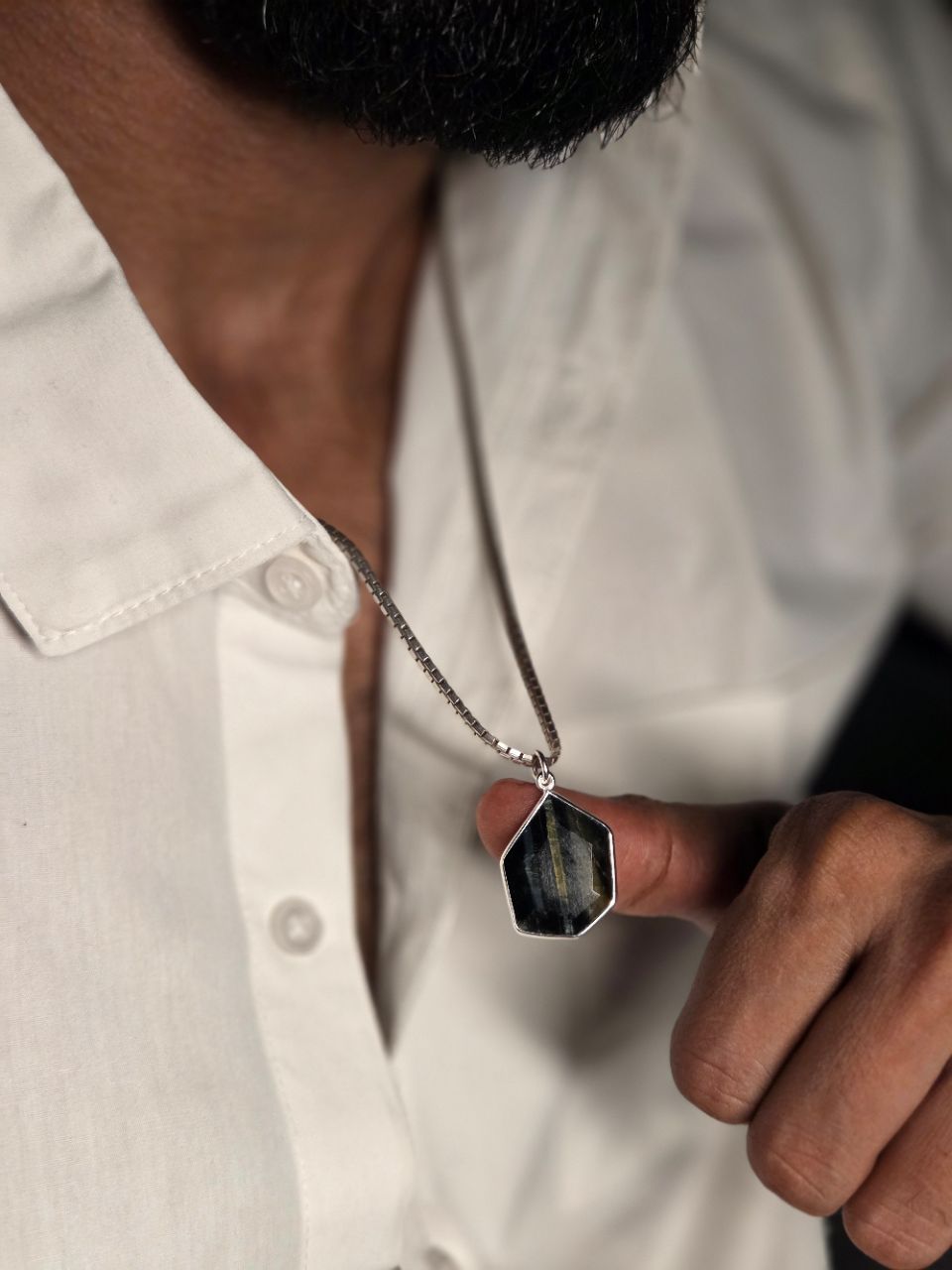 Tamoha Tiger Eye  Pendant view 3