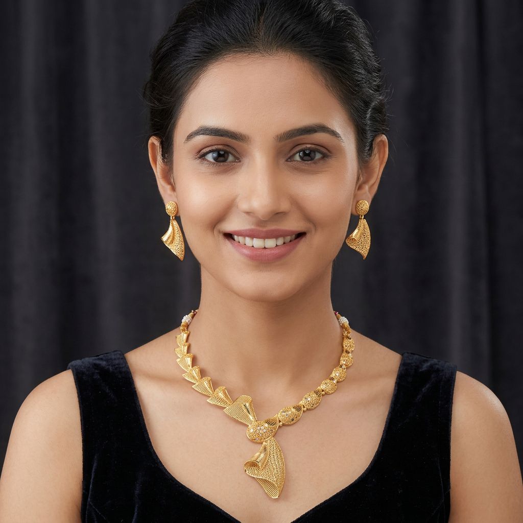 Gold Plated Necklace Tb view 2