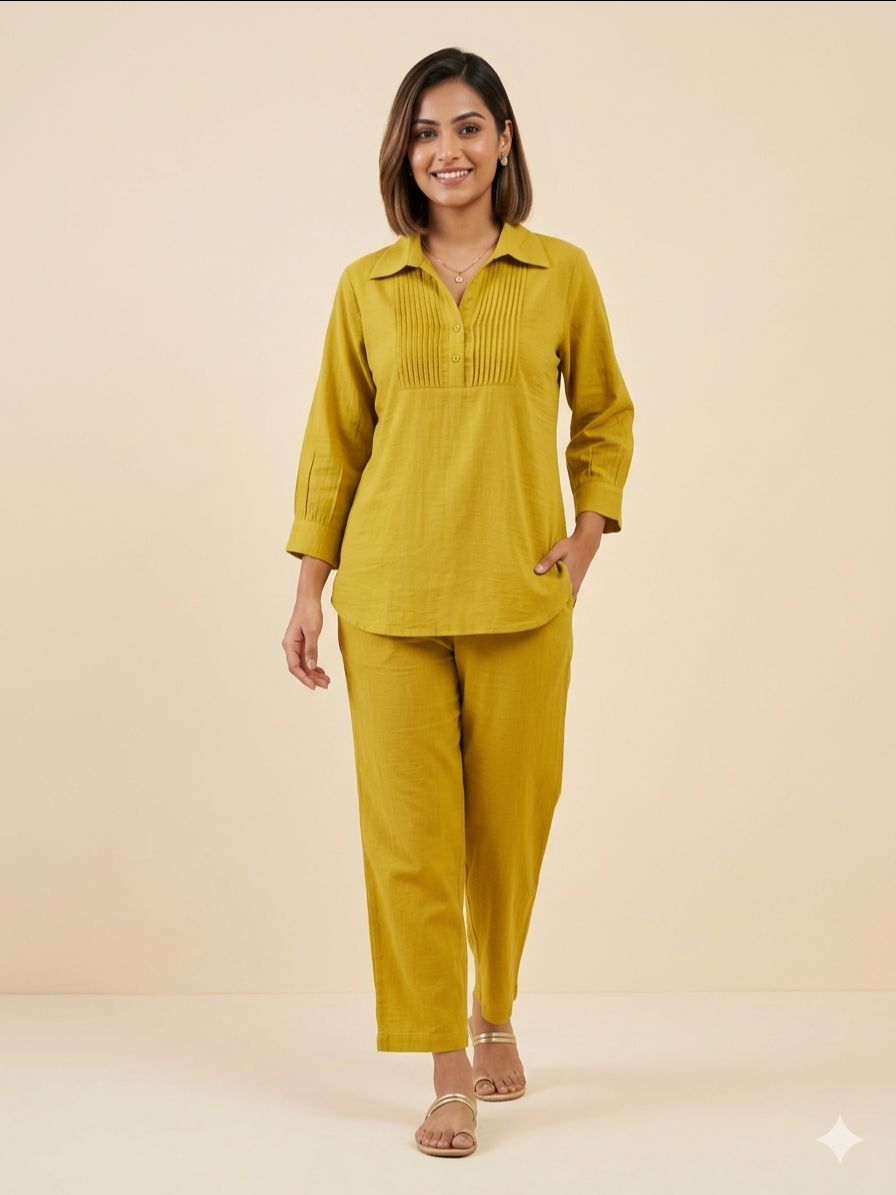 Pintuck Co-ord Set