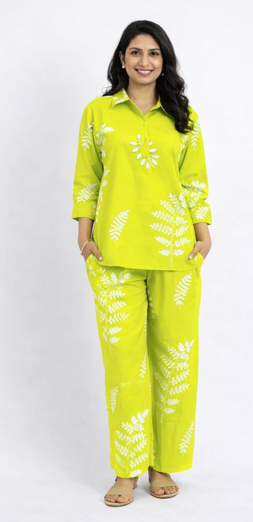 Fern Embroidery 🪡 Co-ord Set